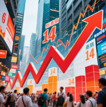 Recent trend chart of the Hang Seng Index